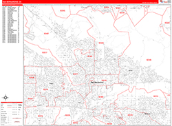 Red Line Map Example